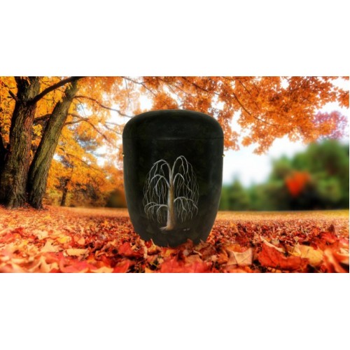 Biodegradable (Green) Cremation Ashes Urn / Casket - WEEPING WILLOW TREE